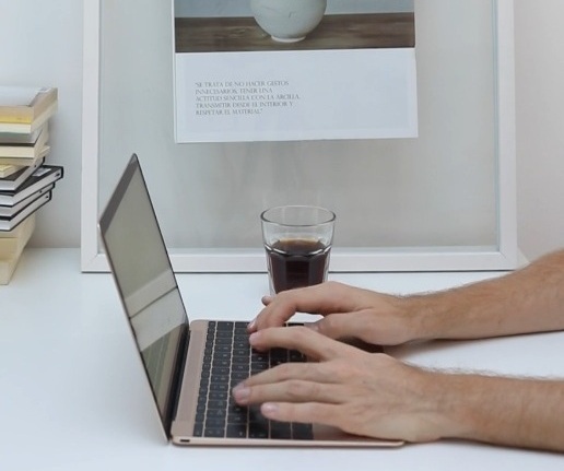 Image of laptop on clean desk